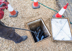 Drain unblocking service, jetting gullies and drains