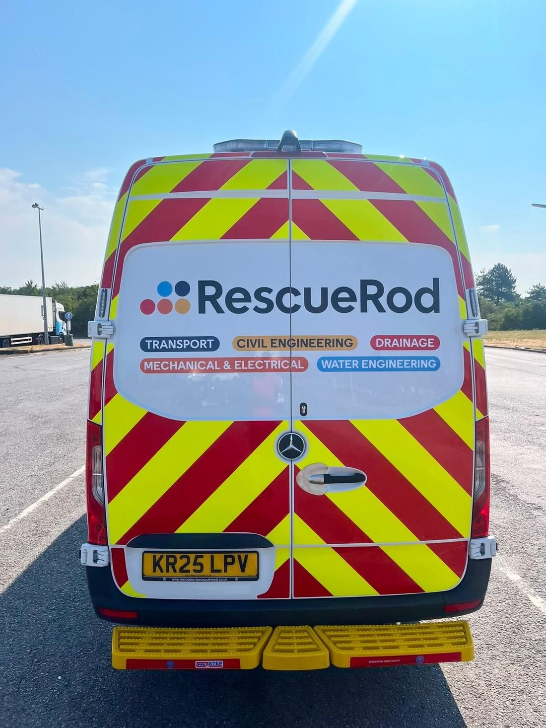 CCTV van rear