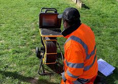 CCTV drain survey in andover, hampshire